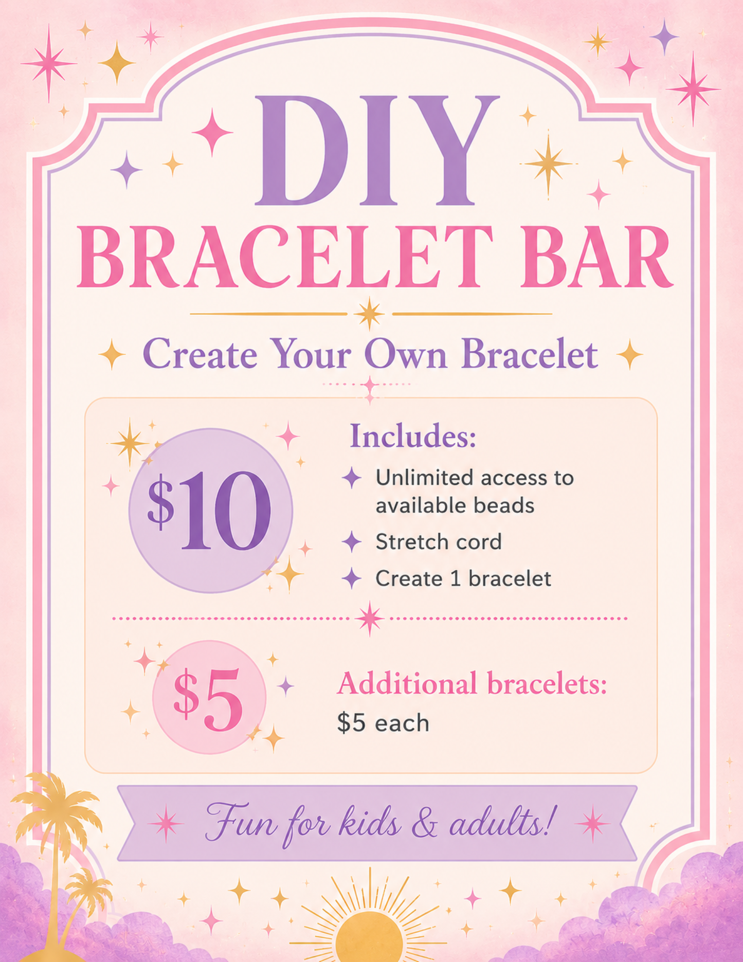 DIY Bracelet Bar Add On