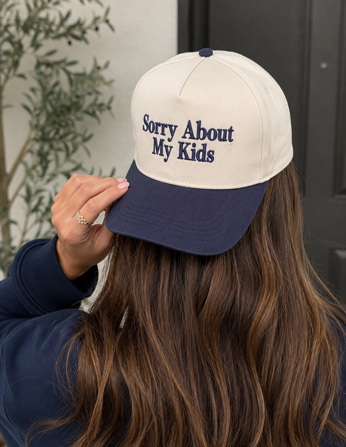 Sorry About My Kids Trucker Hat