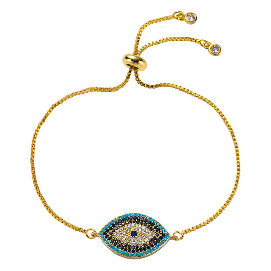 Evil Eye Gold Plated Bracelet