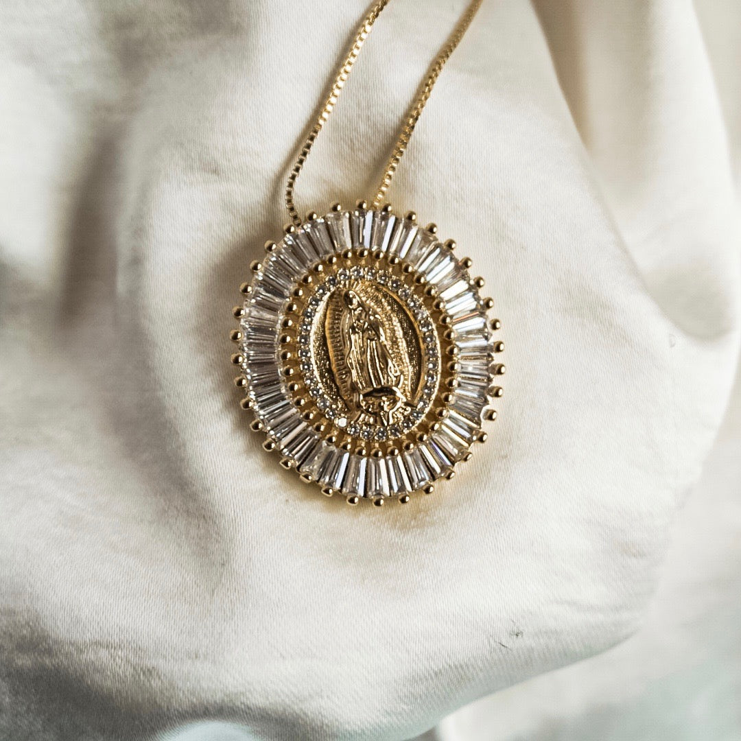 Virgencita Radiante Gold Plated Necklace