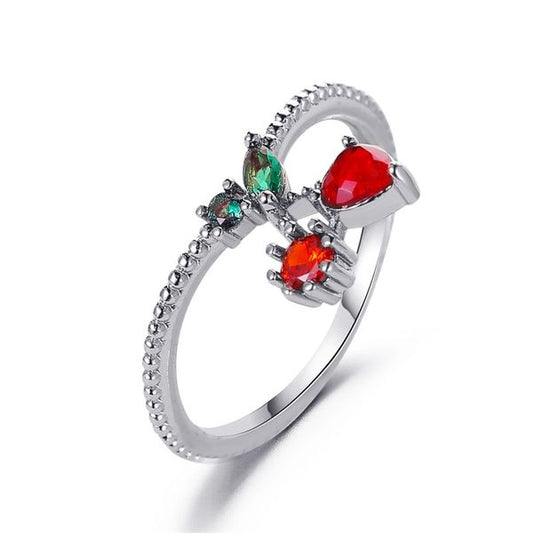 Cherry Heart Ring