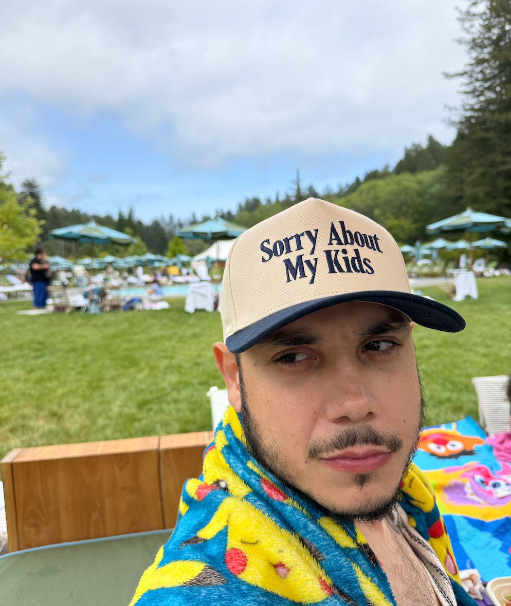 Sorry About My Kids Trucker Hat