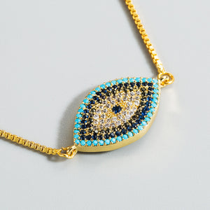 Evil Eye Gold Plated Bracelet