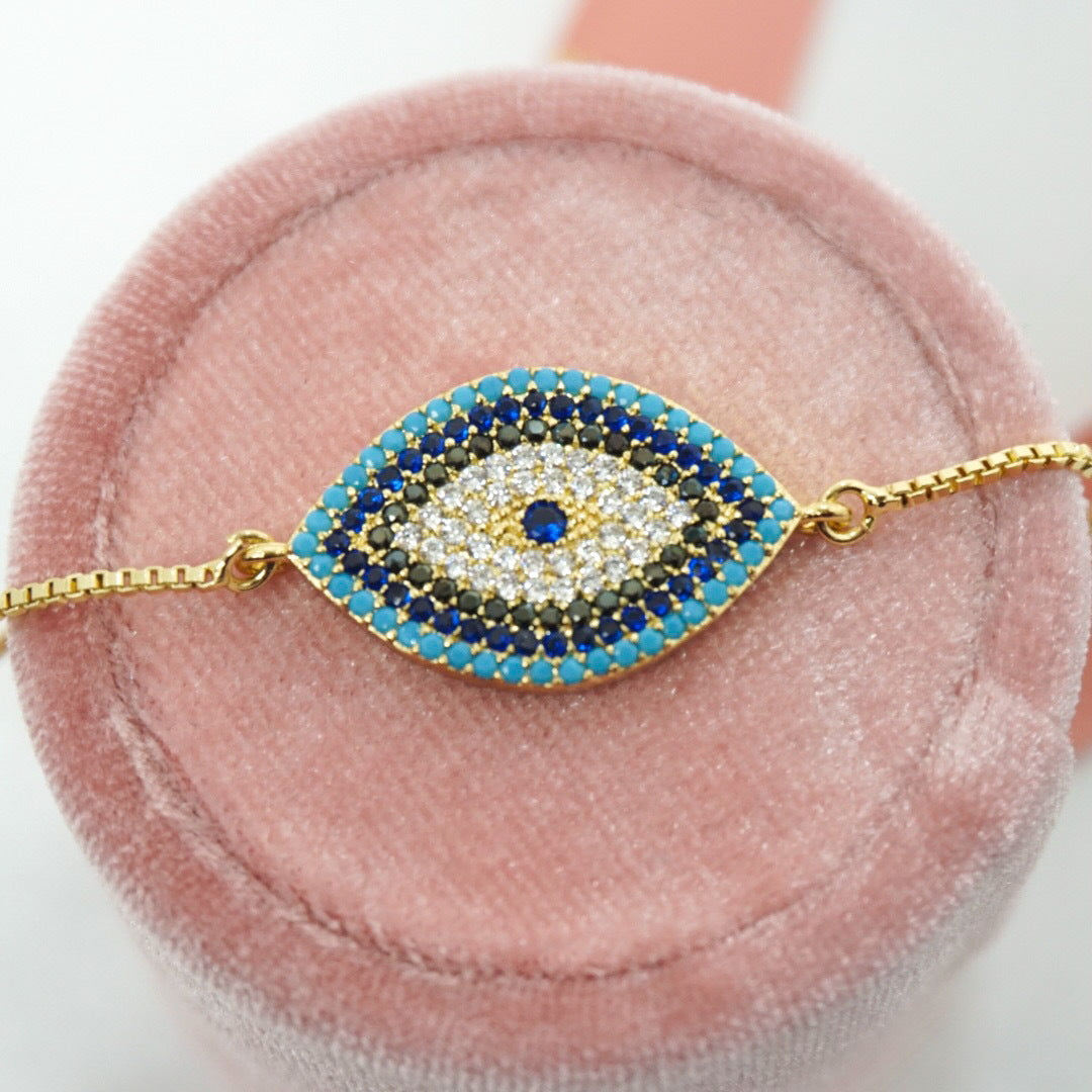 Evil Eye Gold Plated Bracelet