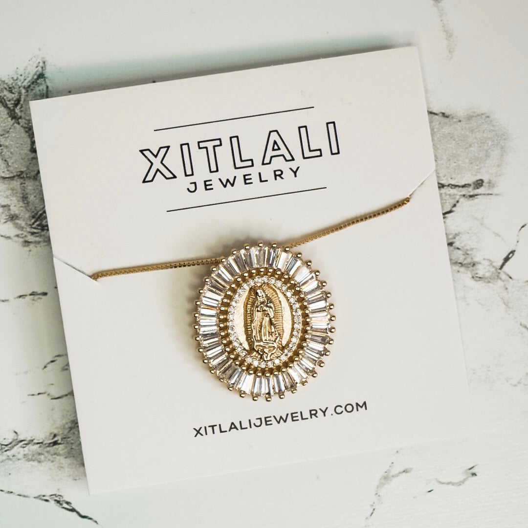 Virgencita Radiante Gold Plated Necklace