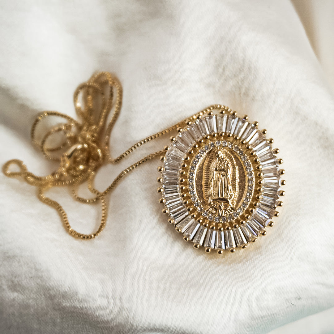 Virgencita Radiante Gold Plated Necklace