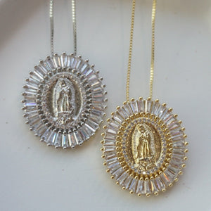 Virgencita Radiante Gold Plated Necklace