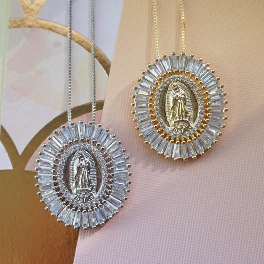 Virgencita Radiante Gold Plated Necklace